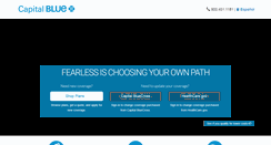 Desktop Screenshot of choosecapitalblue.com